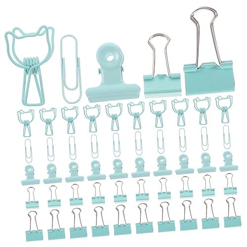 ARTIBETTER 1 Schachtel Dekorative Büroklammern Multifunktionale Binder Clips für Dokumente Geld und Bastelarbeiten Langlebiges Metallmaterial für Bürobedarf und Kreative Projekte von Artibetter