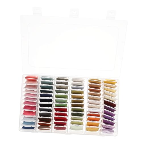 ARTIBETTER 1 Schachtel Farben Stickgarn Kreuzstich und Handarbeit Garn für Diy Nähprojekte Aufbewahrungsbox Hochwertiges Langlebiges Stickmaterial für Kreative Näharbeiten von Artibetter