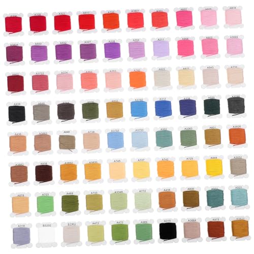 ARTIBETTER 1 Schachtel Farben Stickgarn Nähfaden für Hand und Maschinensticken für Diy Projekte und Kreative Bastelarbeiten von Artibetter