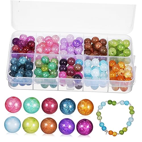 ARTIBETTER 1 Schachtel Glasperlen Fälschung Armband Perlen Perlen Handwerk Für Bunt Erwachsene Halskette Ohrring Schüttgut Träne Schmuck Geformt Herstellung Farbig Natürlich von Artibetter