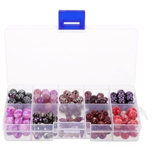 ARTIBETTER 1 Schachtel Glasperlen für DIY Schmuck Vielseitige Bastelperlen für Armbänder und Transparent und Langlebig für Handarbeiten und von Artibetter