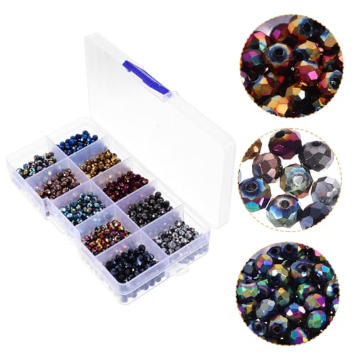 ARTIBETTER 1 Schachtel Glasperlen für DIY Schmuckherstellung Dekorative Perlen Box zum Basteln von Armbändern und Anderen Handarbeiten Langlebig und Farbenfroh von Artibetter