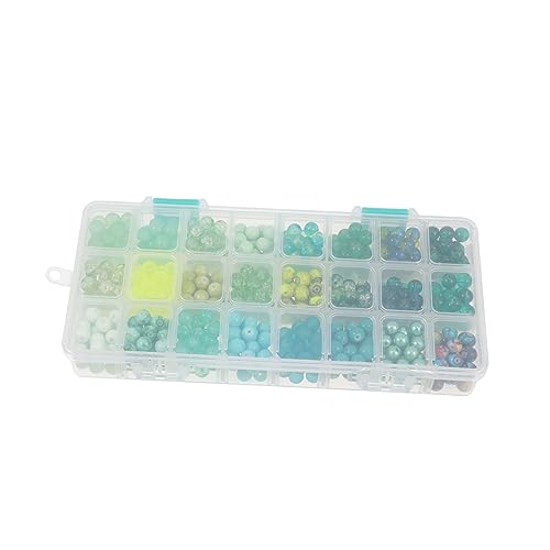 ARTIBETTER 1 Schachtel Gradient Glasperlen Armband Farben Lose Diy Schmuckperlen für Handarbeiten und Dekoration pro Box für Bastelprojekte von Artibetter