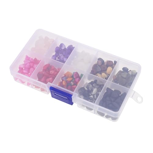 ARTIBETTER 1 Schachtel Irreguläre Naturstein Schmuckstein für Diy Armbänder und Fächer Aufbewahrungsbox für Handgefertigte Accessoires und Bastelprojekte von Artibetter