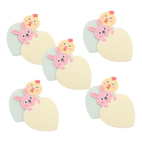 ARTIBETTER 1 Set Cartoon-notizblöcke, Cartoon-tier-notizblock, stil, Notizblock, Selbstklebende -notizblöcke, Osterhasen-aufkleberblöcke, notizblöcke ARTIBETTER 1 Set Cartoon-notizblöcke, Cartoon-tier-notizblock, stil, Notizblock, Selbstklebende -notizblöcke, Osterhasen-aufkleberblöcke, notizblöcke von Artibetter