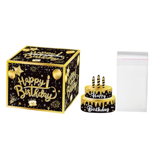 ARTIBETTER 1 Set Geschenkbox Ausziehset Geburtstage Überraschungsgeld Ausziehbehälter Süßes Frohes Bargeld Papier von Artibetter