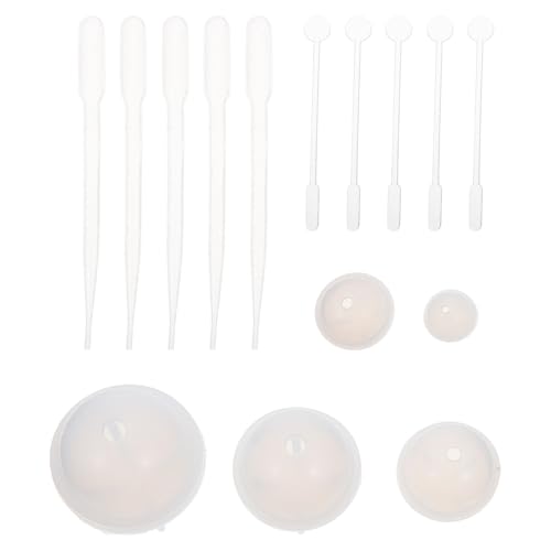 ARTIBETTER 1 Set Kristall Anhänger Ornamente Rund Große Form Dekorative Kugelform Harzform Schmuckform Zubehör DIY Kristallkugel Zubehör DIY Ornament Zubehör DIY Zubehör Weißer ARTIBETTER 1 Set Kristall Anhänger Ornamente Rund Große Form Dekorative Kugelform Harzform Schmuckform Zubehör DIY Kristallkugel Zubehör DIY Ornament Zubehör DIY Zubehör Weißer von Artibetter