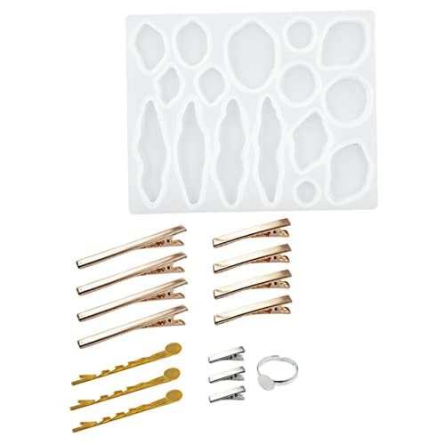 ARTIBETTER 1 Set Kristall Epoxidform Schmuckform Ornamentformen Für Epoxidharz Ohrringform Harzherstellungsformen Silikonform Für Epoxidharz Einfach Hergestellte Haarnadelform ARTIBETTER 1 Set Kristall Epoxidform Schmuckform Ornamentformen Für Epoxidharz Ohrringform Harzherstellungsformen Silikonform Für Epoxidharz Einfach Hergestellte Haarnadelform von Artibetter