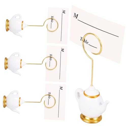 ARTIBETTER 1 Set Metall Kartenhalter Picks Halter Auf Tischhaltern Schreibtisch Kartenhalter Esszimmertisch Fotohalter Bildhalter Bildständer Für Tisch Platzkartenhalter Memo Clip von Artibetter
