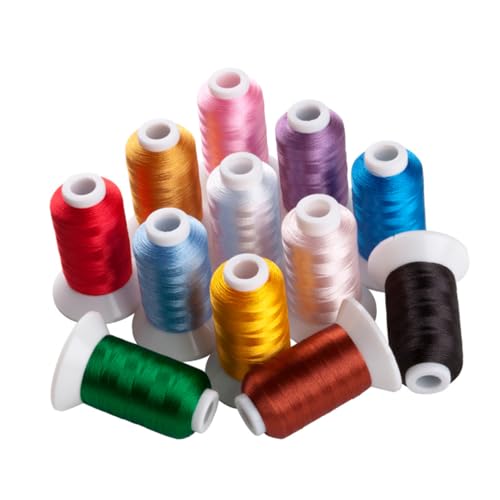 ARTIBETTER 1 Set Polyester Stickgarn Nähgarn Stichfäden Stoff Quilt Stickset Stickgarnspulen Stickgarn Set DIY Zubehör Zufällige Farbe von Artibetter