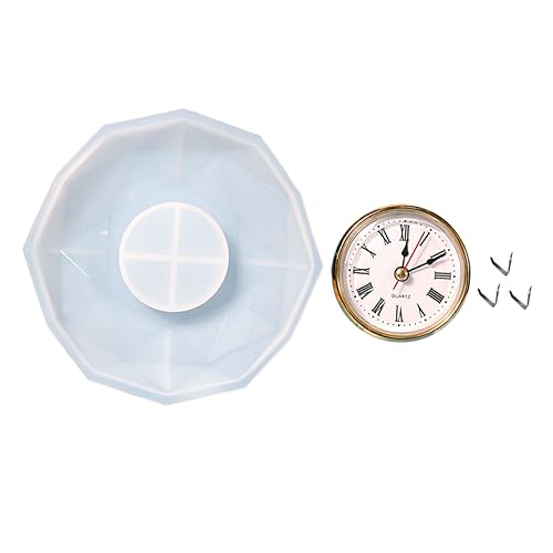 ARTIBETTER 1 Set Polygonale Uhrenform Uhren Epoxidform Uhrengussform Uhrenplattenherstellungsform Silikonform DIY Bastelform Uhren Epoxid DIY Form Wanduhr Harzform Kieselgel Golden ARTIBETTER 1 Set Polygonale Uhrenform Uhren Epoxidform Uhrengussform Uhrenplattenherstellungsform Silikonform DIY Bastelform Uhren Epoxid DIY Form Wanduhr Harzform Kieselgel Golden von Artibetter