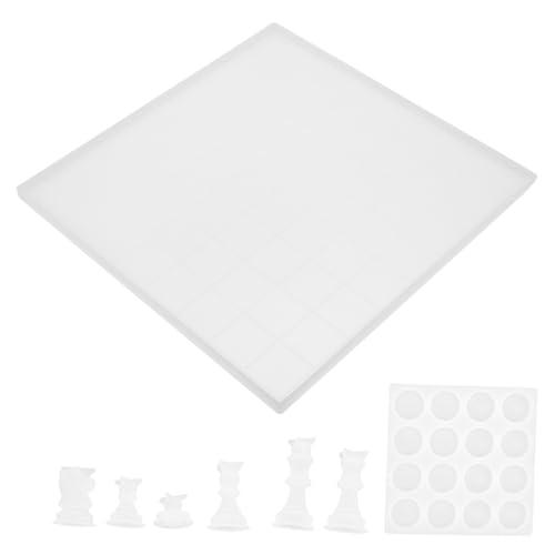 ARTIBETTER 1 Set Schachbrettform Schachformen Silikonformen Zum Basteln DIY Formen Zur Herstellung Interessanter Schachformen Schachförmige Epoxidform Schachbauformen DIY Gießsilikagel von Artibetter