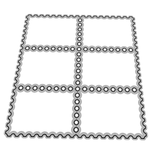 ARTIBETTER 1 Set Stanzformen Aus Metall Für Messer Herstellung Von Bastelstanzformen Briefmarken Stanzformen Metallstanzformen Zum Basteln Von Papier Prägeform Bastelwerkzeug Silber von Artibetter