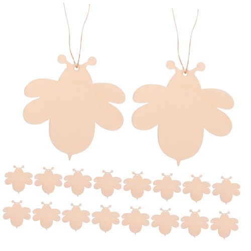 ARTIBETTER 1 Standardsituationen Bienendekoration - Die Bienenverzierung gefälscht Zu bastelbedarf kreatives gestalten Holzscheiben für DIY unfertige Holzscheiben hölzern Khaki von Artibetter