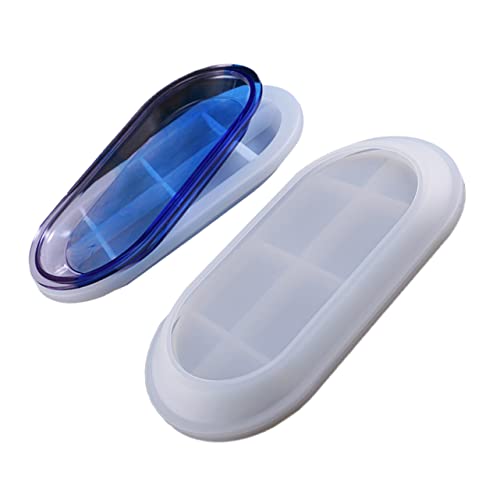 ARTIBETTER 1 Stück Diy Silikonform für Epoxidharz Kreative Kristall Tropfenform für Schalen und Teller Oval Leicht zu Entformen Langlebig für Handwerksprojekte Zuhause von Artibetter