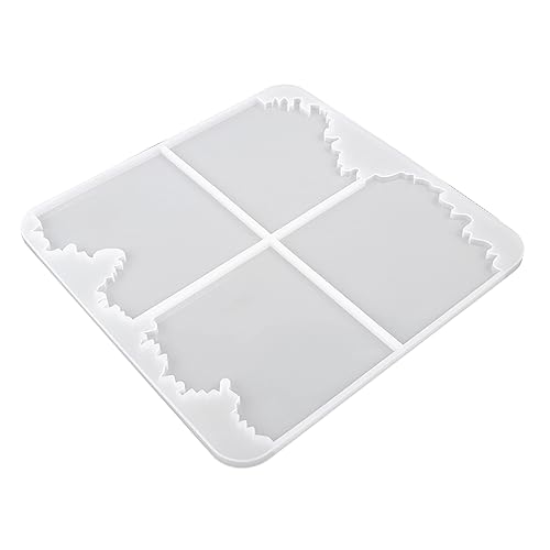 ARTIBETTER 1 Stück Diy Silikonform für Unregelmäßige Epoxidharz Gießform für Tischdekoration Matte für Tassenuntersetzer und Kunsthandwerk von Artibetter