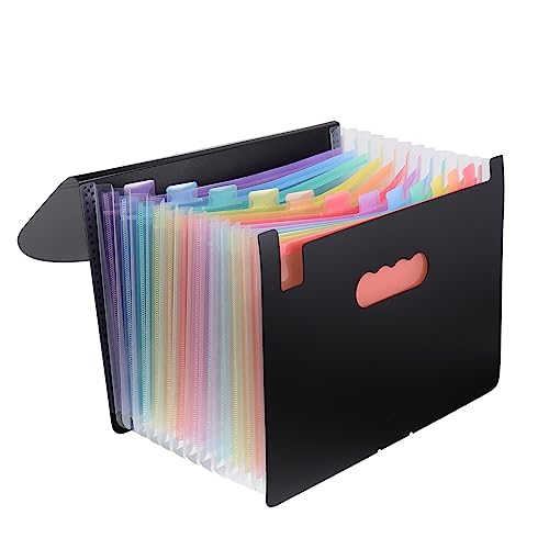 ARTIBETTER 1 Stück Großer Kapazitäts Ordner mit Deckel Lagiger Farbiger Fächermappe für Dokumente und Papierorganisation für Büro und Zuhause ARTIBETTER 1 Stück Großer Kapazitäts Ordner mit Deckel Lagiger Farbiger Fächermappe für Dokumente und Papierorganisation für Büro und Zuhause von Artibetter
