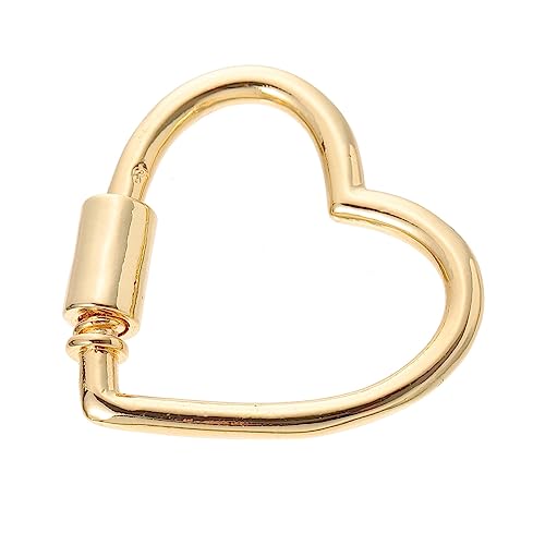 ARTIBETTER 1 Stück Herzförmiger Karabiner Verschluss Schmuckverbindung für Armbänder Diy Schmuckzubehör und Installieren für Projekte und Bastelarbeiten von Artibetter