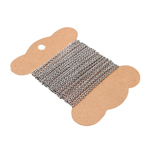 ARTIBETTER 1 Stück Kreuz Abflachungskette Schmuckherstellung Kette Handwerk Stahl Halsketten Dicke Edelstahl Halsketten Für Anhänger Kettenhalskette Langes Kettenglied Echte Dünne von Artibetter