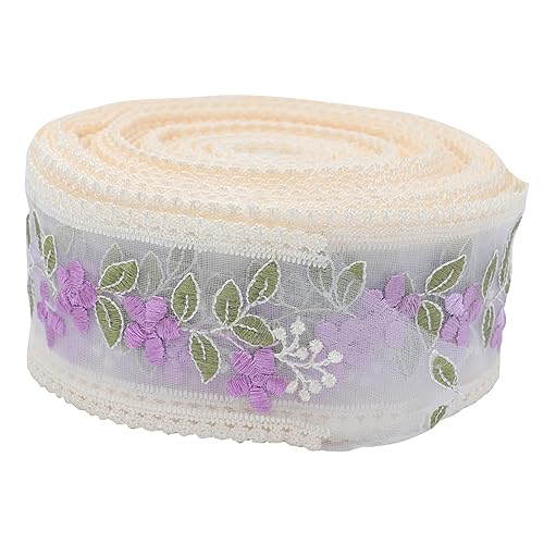 ARTIBETTER 1 Stück Yards Diy Spitzenband Hochwertigem Material für Kleiderdekoration Accessoires und Bastelprojekte in Elegantem Lila von Artibetter