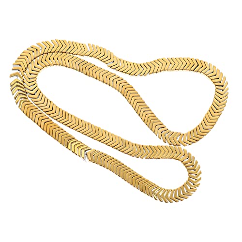 ARTIBETTER 1 geformte spärliche Perlen Perlenzauber Obsidian DIY -Schmuckzubehör Halskette Perlen Abstandsperlen basteln schmuck DIY perlen DIY-Perlen Metallhalterperlen Golden von Artibetter