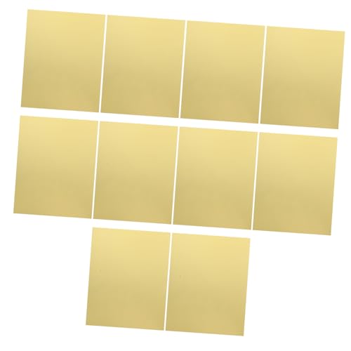 ARTIBETTER 10 Blätter Goldener Einseitiger Karton Goldfolienpapier Goldenes Origami-papier Goldmetallisches Papier Goldenes Kartonpapier 275g Papier von Artibetter