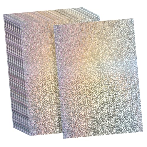 ARTIBETTER 10 Blatt Farbpapier Zum Basteln Karten Origami Blau Schimmernde Scrapbook Papiere Schillernde Schwere Folie Dekoratives Holografisches Papier In Pastell von Artibetter