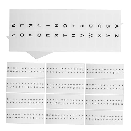 ARTIBETTER 10 Blatt Indexetikettenaufkleber Registerkarte "seitenmarkierung" Buchseitenmarkierung Dekorative Buchregister Etiketten Für Hängeregister Buchaufkleber Papier Weiß ARTIBETTER 10 Blatt Indexetikettenaufkleber Registerkarte "seitenmarkierung" Buchseitenmarkierung Dekorative Buchregister Etiketten Für Hängeregister Buchaufkleber Papier Weiß von Artibetter
