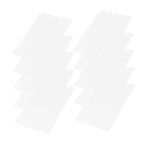 ARTIBETTER 10 Blatt Notizblock-Tabs Dateiteiler mit Registerkarten Ordnertrenner Trennwände groß Buchregisterkarten Ordnerteiler Notizbuch-Indexteiler Notizblock-Marker Seitenteiler PVC von Artibetter