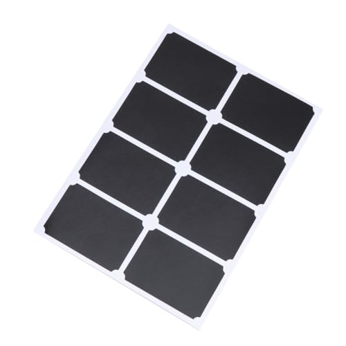 ARTIBETTER 10 Blatt Wiederbeschreibbare PVC Tafelfolie Aufkleber Schwarze Kreide etiketten für Gläser Vorratsdosen Küchenorganisation Abwischbar Robust Vielseitig für Haushalt und Schule ARTIBETTER 10 Blatt Wiederbeschreibbare PVC Tafelfolie Aufkleber Schwarze Kreide etiketten für Gläser Vorratsdosen Küchenorganisation Abwischbar Robust Vielseitig für Haushalt und Schule von Artibetter