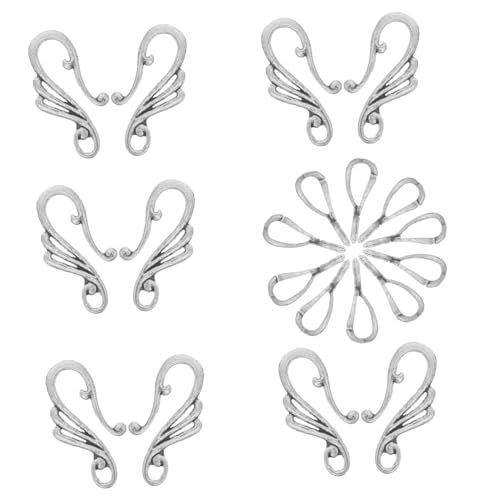 ARTIBETTER 10 Sätze Ohrringe Zubehör für Ohrring-Knebelverschlüsse Schlüssel s Knebelverschlüsse schmuck Zubehör zur Herstellung von Ohrringen Ohrring-Knebelschnallen Zinklegierung Silber von Artibetter