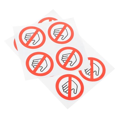 ARTIBETTER 10 Stück Aufkleber für Warnschilder W-lan gekürzt Sicherheitswarnschild Berufung Berühren Sie keine Aufkleber selbstklebende No-Touch-Schilder selbstklebendes Vinyl ARTIBETTER 10 Stück Aufkleber für Warnschilder W-lan gekürzt Sicherheitswarnschild Berufung Berühren Sie keine Aufkleber selbstklebende No-Touch-Schilder selbstklebendes Vinyl von Artibetter