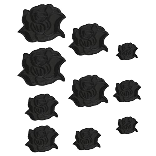 ARTIBETTER 10 Stück Blumenapplikationen Aufnäher zum Aufbügeln Schwarz Bestickte Flicken für Diy Kleidung Taschen und Accessoires Einfach Anzubringen ARTIBETTER 10 Stück Blumenapplikationen Aufnäher zum Aufbügeln Schwarz Bestickte Flicken für Diy Kleidung Taschen und Accessoires Einfach Anzubringen von Artibetter