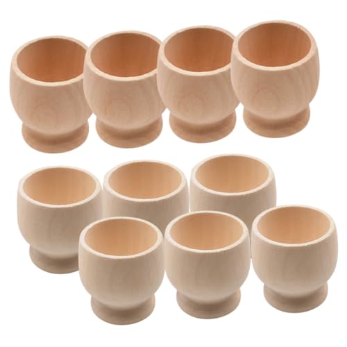 ARTIBETTER 10 Stück Diy Holz Eierbecher Handgemachte Blanko Mini Eierhalter für Kreative Farbgestaltungen Stabiler Sockel für Home Dekoration und Familienfeiern ARTIBETTER 10 Stück Diy Holz Eierbecher Handgemachte Blanko Mini Eierhalter für Kreative Farbgestaltungen Stabiler Sockel für Home Dekoration und Familienfeiern von Artibetter