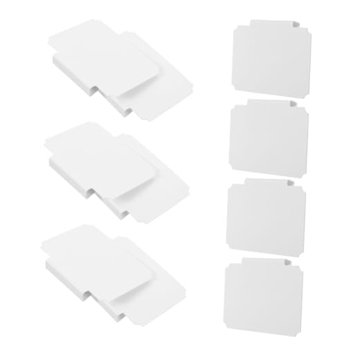 ARTIBETTER 10 Stück Etikettenhalter Etiketten Für Mülltonnenklammern Für Körbe Behälteretiketten Für Vorratsbehälter Korbetikettenclip Clips Für Korbetiketten Clip Für Korbetiketten Pvc Weiß von Artibetter