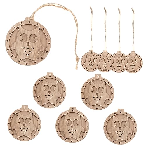 ARTIBETTER 10 Stück Eule-Anhänger Ausschnitte Kunsthandwerk unvollendet leer ulenförmige Scheiben Weihnachtsbaumdekorationen weihnachtsschmuck räumung Schmuck für den Weihnachtsbaum Holz ARTIBETTER 10 Stück Eule-Anhänger Ausschnitte Kunsthandwerk unvollendet leer ulenförmige Scheiben Weihnachtsbaumdekorationen weihnachtsschmuck räumung Schmuck für den Weihnachtsbaum Holz von Artibetter