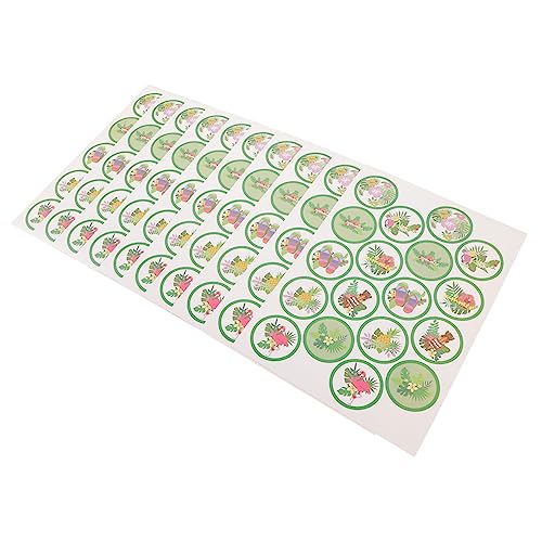 ARTIBETTER 10 Stück Hawaiian Aufkleber Selbstklebende Etiketten für Hochzeiten Partys für Verpackungen und Einladungen Einzigartiges Design mit Sommerlichem Thema von Artibetter