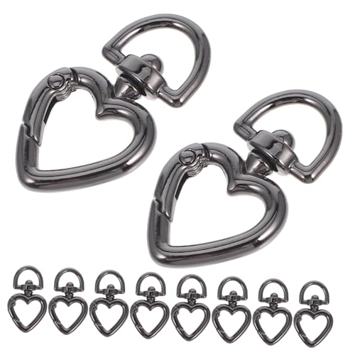 ARTIBETTER 10 Stück Herz Schlüsselanhänger Karabiner Feder Schlüsselringschnalle Ersatz Feder Schnappclip Für Handtasche Metallfeder Schlüsselringschnalle Schlüsselverschluss Clip ARTIBETTER 10 Stück Herz Schlüsselanhänger Karabiner Feder Schlüsselringschnalle Ersatz Feder Schnappclip Für Handtasche Metallfeder Schlüsselringschnalle Schlüsselverschluss Clip von Artibetter