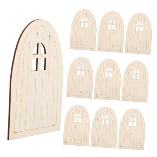 ARTIBETTER 10 Stück Hölzerne Elfentüren Dekoration Gartenornamente Feen Zwerge Märchen Basteln Kleine Feentür Für Baum Miniatur Winzige Kleine Schrullige Mini Tür Feentor Für Den ARTIBETTER 10 Stück Hölzerne Elfentüren Dekoration Gartenornamente Feen Zwerge Märchen Basteln Kleine Feentür Für Baum Miniatur Winzige Kleine Schrullige Mini Tür Feentor Für Den von Artibetter