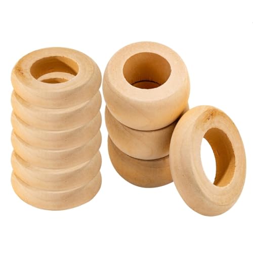 ARTIBETTER 10 Stück Holzring Deko Naturfarbene Holzkreise für Diy Bastelprojekte für Home Decor und Partybedarf Langlebiges Material für Kreative Kunstwerke ARTIBETTER 10 Stück Holzring Deko Naturfarbene Holzkreise für Diy Bastelprojekte für Home Decor und Partybedarf Langlebiges Material für Kreative Kunstwerke von Artibetter