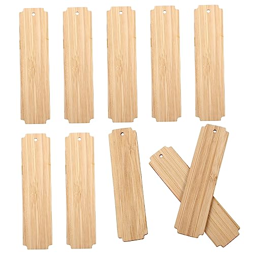 ARTIBETTER 10 Stück Lesezeichen DIY Materialien DIY Lesezeichen Bastel Lesezeichen Schnitzen Kreative Schlüsselrohlinge Lesezeichen Größe Lesezeichen Für Bücher Namensschilder von Artibetter