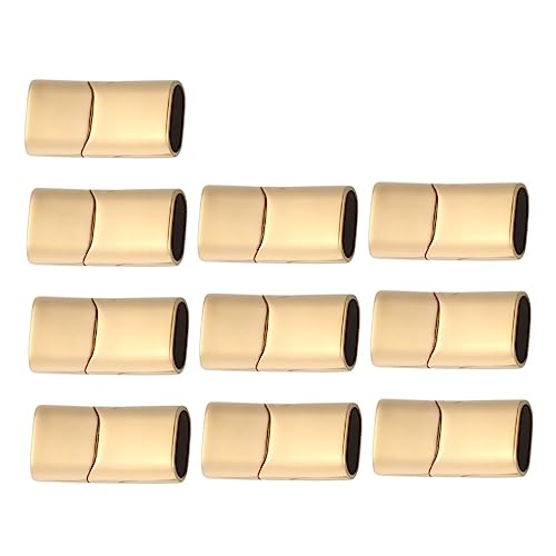 ARTIBETTER 10 Stück Magnetverschluss für Armbänder und Sichere Verschlüsse für Lederbänder und Mehr von Artibetter
