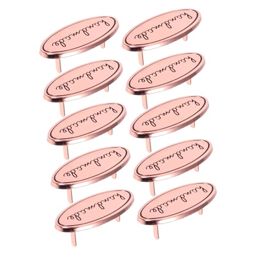 ARTIBETTER 10 Stück Metall Etiketten Ovale Handgemachte Tags für Diy Crafts Taschen Kleidung Jeans Schuhe Zinklegierung mit Unterlegscheiben für Einfache Befestigung Roségold ARTIBETTER 10 Stück Metall Etiketten Ovale Handgemachte Tags für Diy Crafts Taschen Kleidung Jeans Schuhe Zinklegierung mit Unterlegscheiben für Einfache Befestigung Roségold von Artibetter