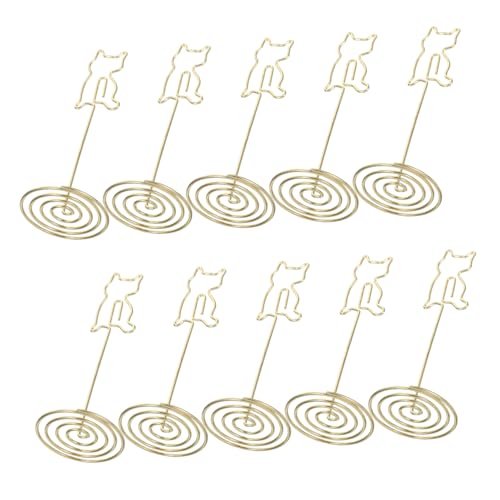 ARTIBETTER 10 Stück Metall-kartenhalter mit Starkem Clip Vielseitige Tischkartenhalter für Hochzeiten Konferenzen Büro und Restaurant Langlebige Stabile Metall-clips für Notizen Fotos ARTIBETTER 10 Stück Metall-kartenhalter mit Starkem Clip Vielseitige Tischkartenhalter für Hochzeiten Konferenzen Büro und Restaurant Langlebige Stabile Metall-clips für Notizen Fotos von Artibetter