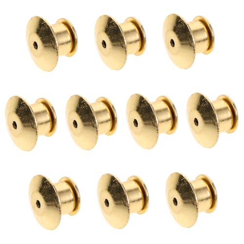 ARTIBETTER 10 Stück Metallstift Sichere Pin-rückseiten Sicherungsstift Zurück Sicherheitskupplungsstift Krawattennadeln Stiftverriegelung Auf Der Rückseite Kupplungssperrstift Golden ARTIBETTER 10 Stück Metallstift Sichere Pin-rückseiten Sicherungsstift Zurück Sicherheitskupplungsstift Krawattennadeln Stiftverriegelung Auf Der Rückseite Kupplungssperrstift Golden von Artibetter