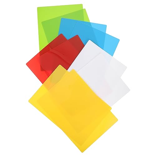 ARTIBETTER 10 Stück Notiz-karte Lernkarten Leere Karteikarten Große Karteikarten Farbiger Index Leerzeichen Mehrfarbige Leere Wortkarten Grüße Stichwort Karteikarten Farbig Kartenrohlinge Pvc von Artibetter