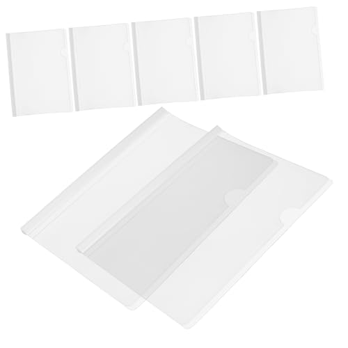 ARTIBETTER 10 Stück Papierordner Dateiordner Organizer Abdeckung Bericht Veranstalter Dokumente Organisatoren Durchsichtige Papierhüllen Ordner Löschen Portfolio-ordner Pp von Artibetter