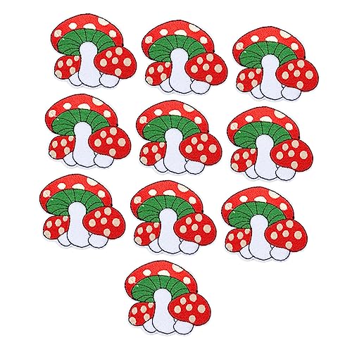 ARTIBETTER 10 Stück Pilz Stickerei Aufnäher Diy Kleidung Applikationen für Einfache Reparaturen und Dekoration und Hautfreundlich für Jacken Taschen und Mehr ARTIBETTER 10 Stück Pilz Stickerei Aufnäher Diy Kleidung Applikationen für Einfache Reparaturen und Dekoration und Hautfreundlich für Jacken Taschen und Mehr von Artibetter