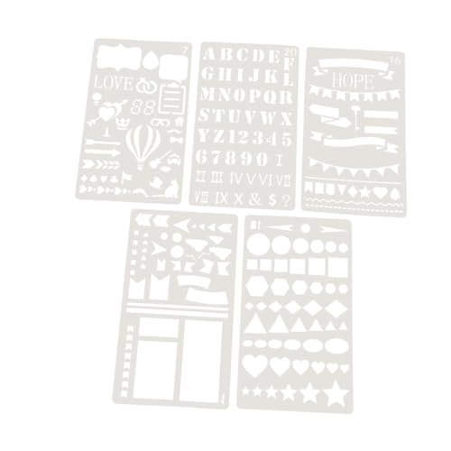 ARTIBETTER 10 Stück Schablonen für DIY Projekte Handgefertigte Mandala Schablonen für Malerei und Dekoration Wiederverwendbar Hochwertigem Material für Notizbücher und Scrapbooking von Artibetter