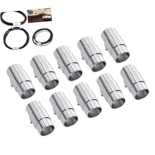 ARTIBETTER 10 Stück Starke Runde Magnetverschlüsse für Diy Schmuck Lochdurchmesser für Armbänder Weiße Kupferbeschläge für Kreative Accessoires ARTIBETTER 10 Stück Starke Runde Magnetverschlüsse für Diy Schmuck Lochdurchmesser für Armbänder Weiße Kupferbeschläge für Kreative Accessoires von Artibetter